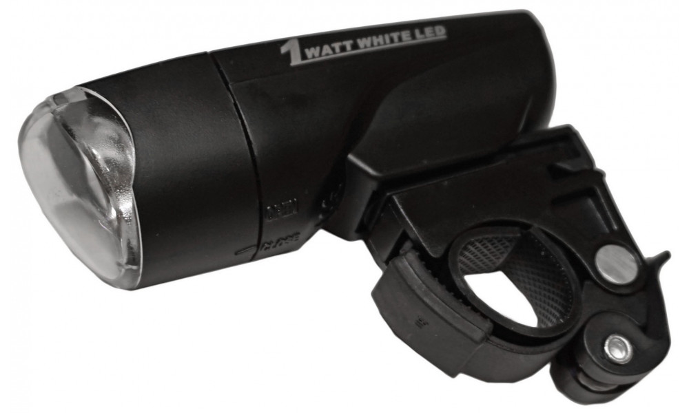 Priekšējais lukturis Azimut Power 1Watt LED with batteries - 4