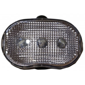 Priekšējais lukturis Azimut Oval 3LED with batteries