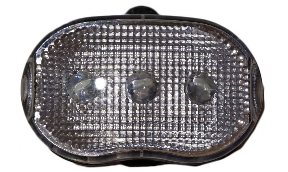 Priekšējais lukturis Azimut Oval 3LED with batteries - 1