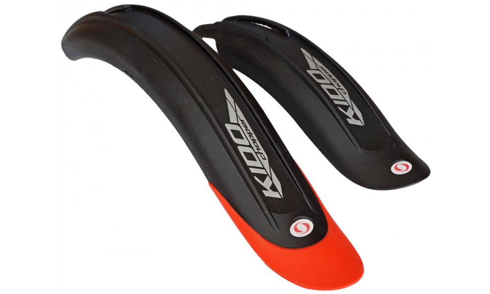 Dubļusargi komplekts Simpla Kido Chopper SDS 16" black/red - 1