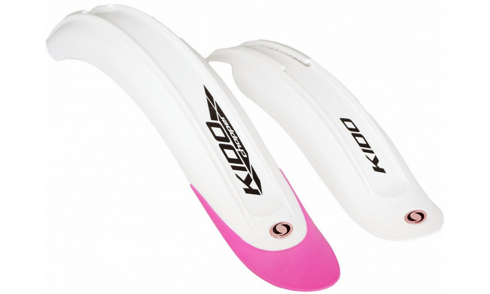 Dubļusargi komplekts Simpla Kido Chopper SDS 16" white/pink - 1