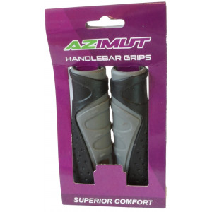 Stūres rokturi Azimut Wave Ergo Dual 135mm black/grey (1004)