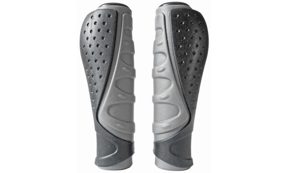 Stūres rokturi Azimut Wave Ergo Dual 135mm black/grey (1004) - 4