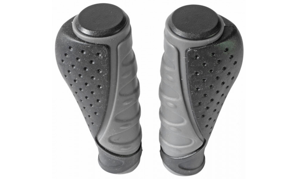 Stūres rokturi Azimut Wave Ergo Dual 135mm black/grey (1004) - 5