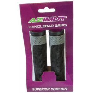 Stūres rokturi Azimut Simple Dual 130mm black/grey (1007)