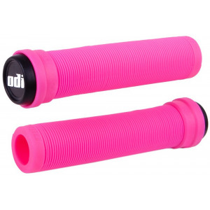 Stūres rokturi ODI Soft Longneck BMX Flangless 134mm Pink