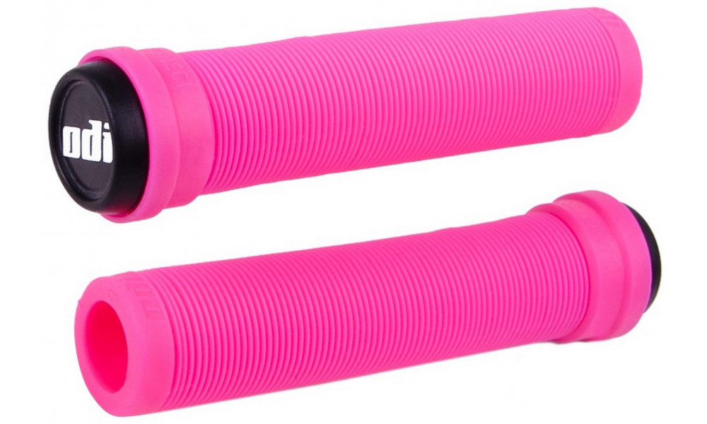 Stūres rokturi ODI Soft Longneck BMX Flangless 134mm Pink 