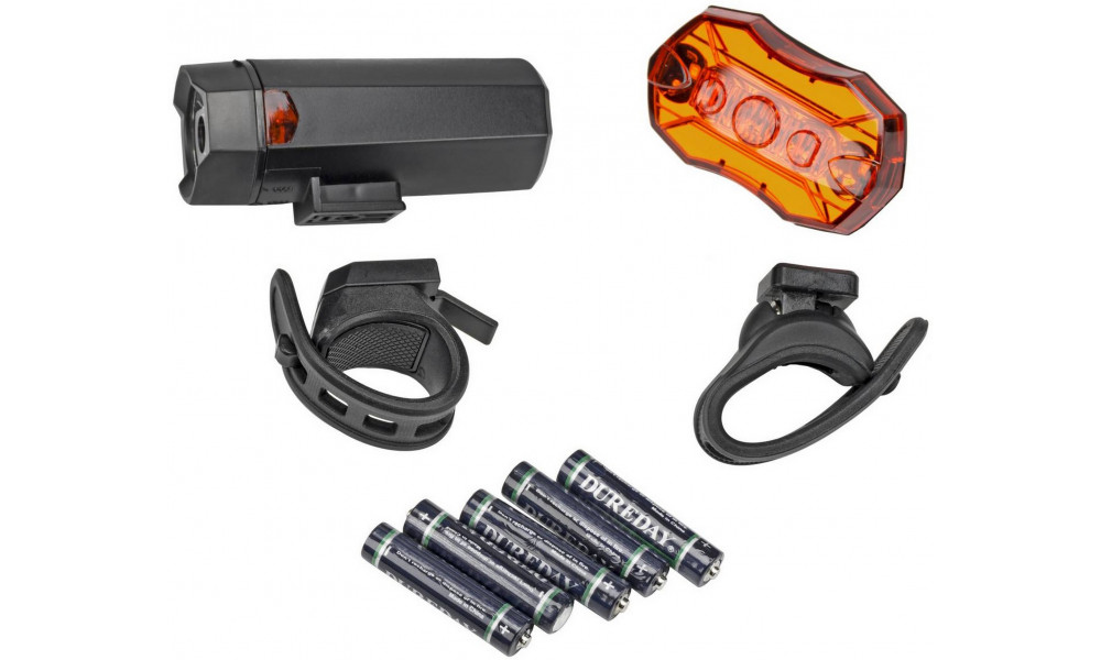 Apgaismojums komplekts Azimut Hexagon 40lm + Rubin 5LED - 8