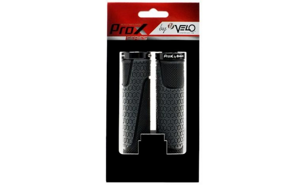 Stūres rokturi Velo ProX VLG-1745-12D3 130mm GEL Lock-On - 2