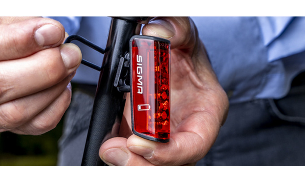 Aizmugurējais lukturis Sigma Blaze RL LED + Brake Light USB - 4