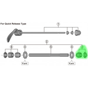 Konuss un uzgrieznis Shimano FH-TX500 right