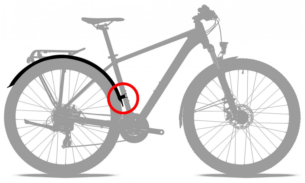 Dubļusargi komplekts 26" ACID 60 ST Mount 2.0 - 3