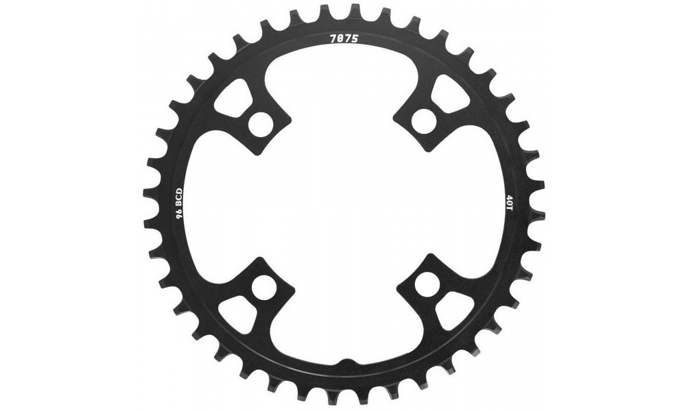 Priekšējā ķēdes riteņa SunRace CRMX00 Narrow-Wide Alu 96BCD 10/11/12-speed 40T 