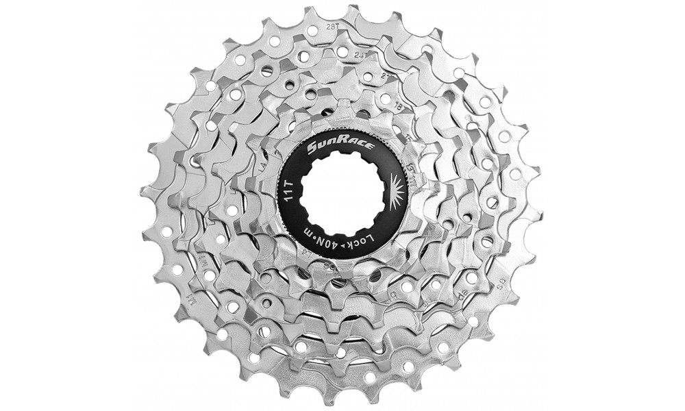 Aizmugurējie zobratu bloks SunRace CSM63 7-speed 11-28T - 1