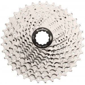 Aizmugurējie zobratu bloks SunRace CSMS1 10-speed 11-36T metallic