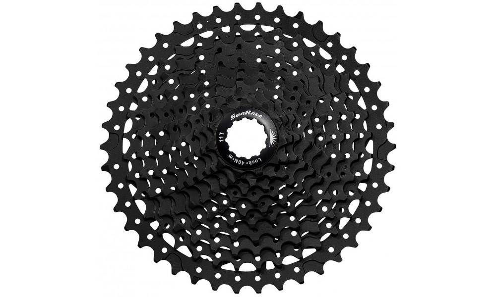 Aizmugurējie zobratu bloks SunRace CSMS3 10-speed black - 1