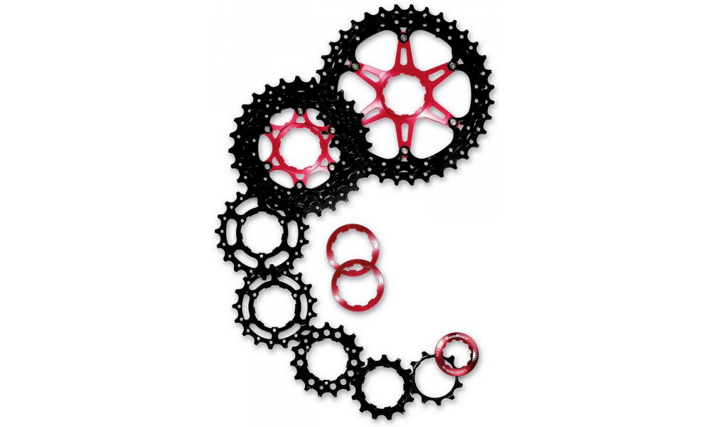 Aizmugurējie zobratu bloks SunRace CSMX0 10-speed black - 2