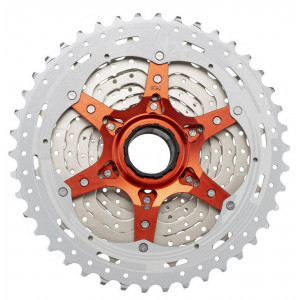 Aizmugurējie zobratu bloks SunRace CSMX3 10-speed metallic