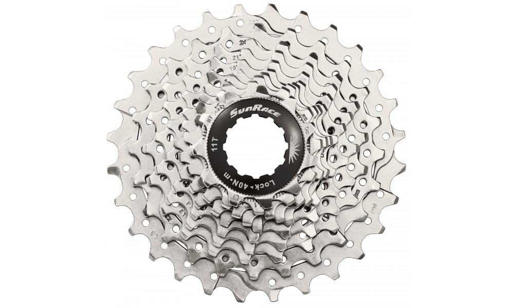 Aizmugurējie zobratu bloks SunRace CSRS1 10-speed metallic - 2