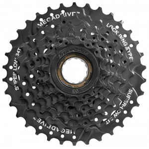 Aizmugurējais zobratu bloks SunRace MFM300 7-speed 14-34T black (ieskrūvēts)