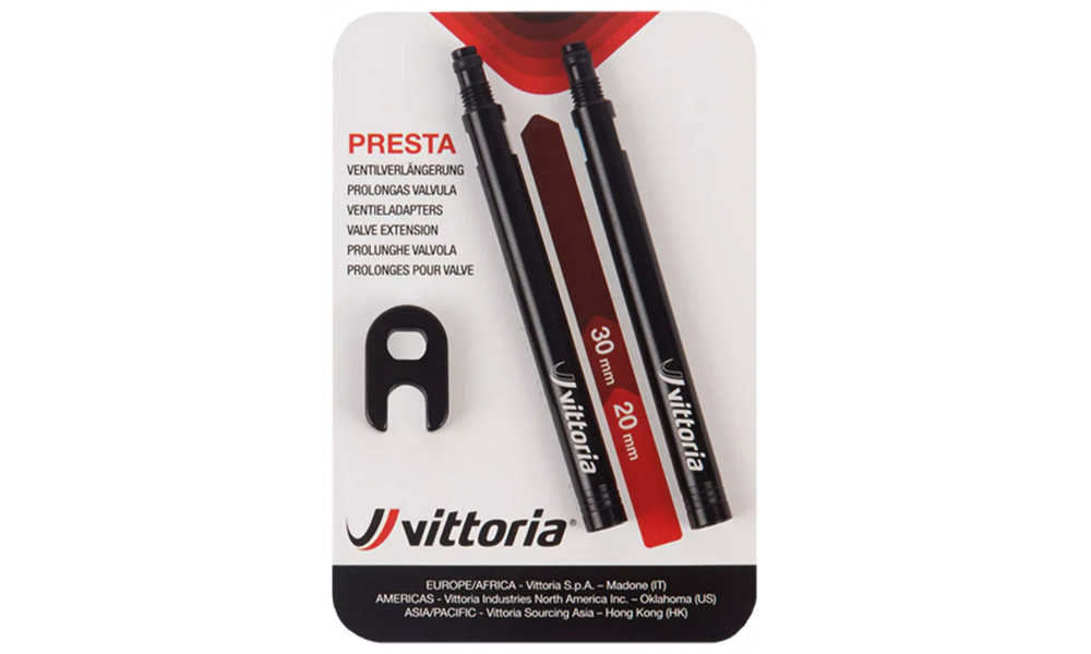 Óäėčķčņåėü āåķņčė’ Vittoria 30mm (2 pcs. in alu + spanner) 
