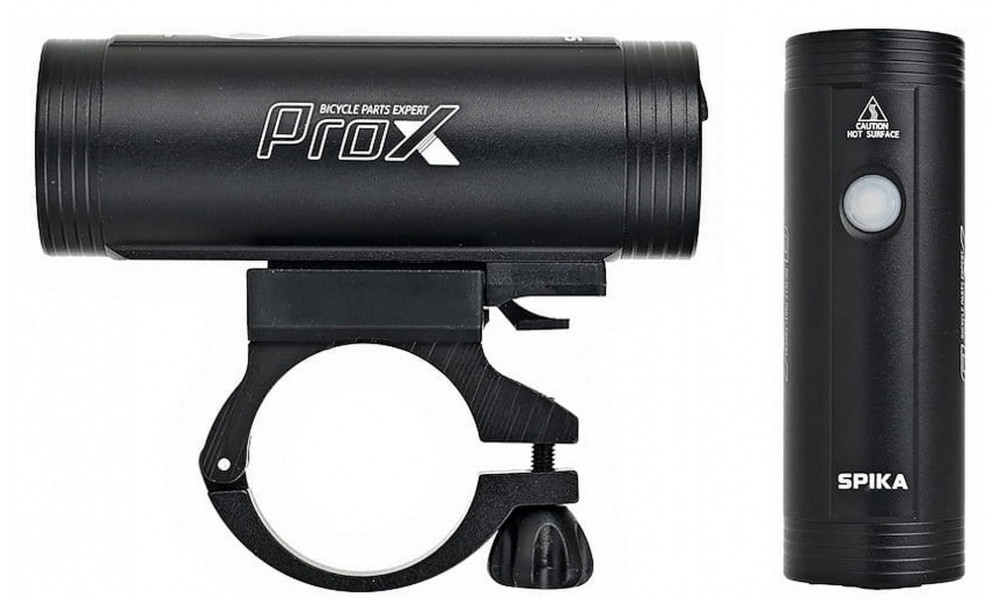 Apgaismojums komplekt ProX Spika 1100Lm + Zera S 80Lm USB - 3