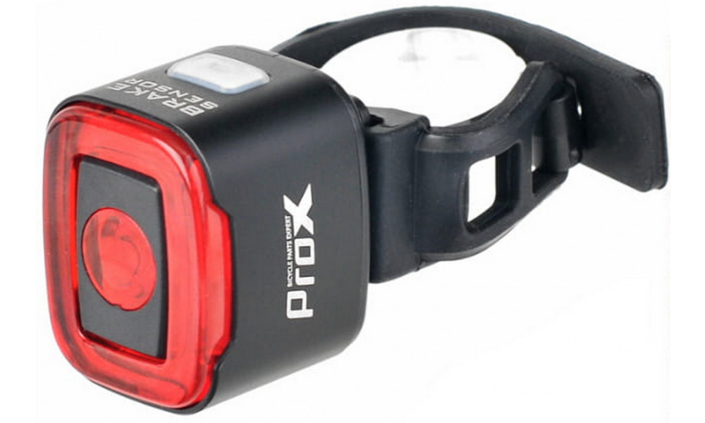 Aizmugurējais lukturi ProX Ara II COB-XPE 50Lm USB Brake sensor - 1