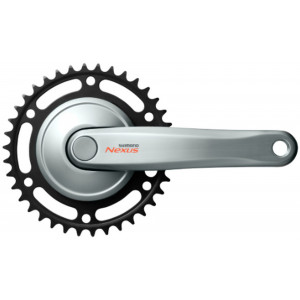 Priekšējie zobratu bloks Shimano Nexus FC-C6000 170mm 1-speed silver