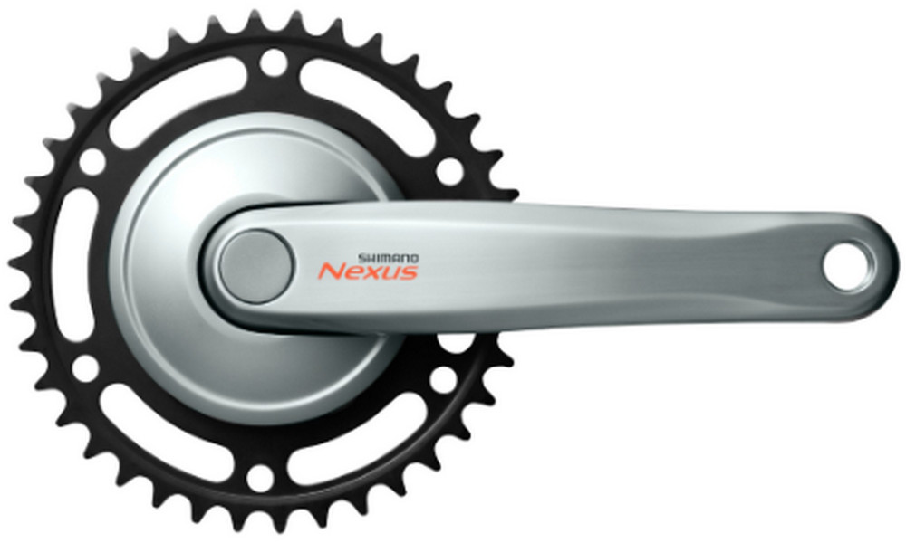 Priekšējie zobratu bloks Shimano Nexus FC-C6000 170mm 1-speed silver 