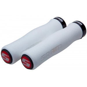 Stūres rokturi SRAM 129mm Contour Foam Lock-on single clamp white-black