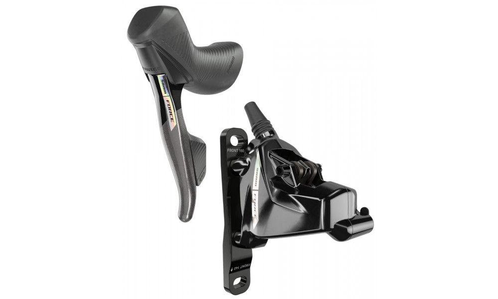Aizmugurējās disku SRAM Force eTap AXS D2 hydraulic flat mount 2x12-speed left - 1