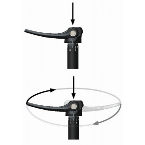 Priekšējā rumbas ass SRAM Maxle Ultimate MTB 15x100mm M15x1.5mm