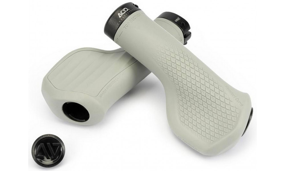 Stūres rokturi ACID Travel Comfort Lock-on dustygrey - 4