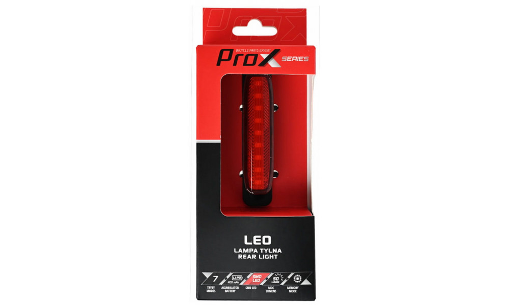 Aizmugurējais lukturis ProX Leo SMD LED 50Lm Safe Memory USB - 2