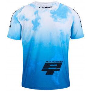 Cycling jersey Cube MTB Rookie X Actionteam S/S black'n'blue