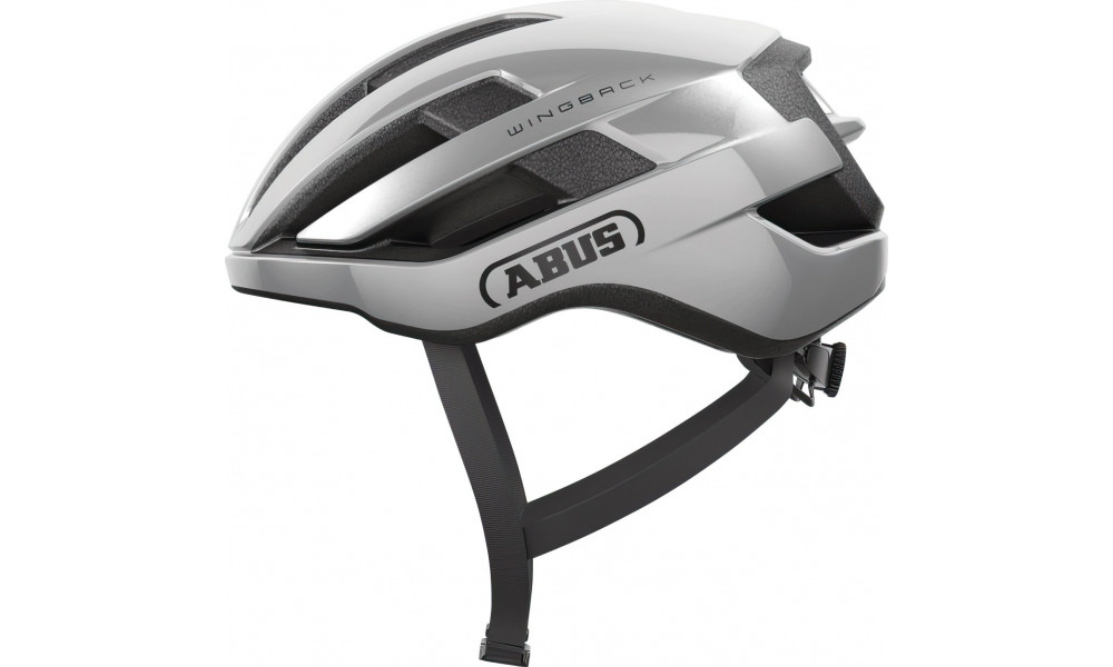 Velo ķivere Abus Wingback gleam silver - 1