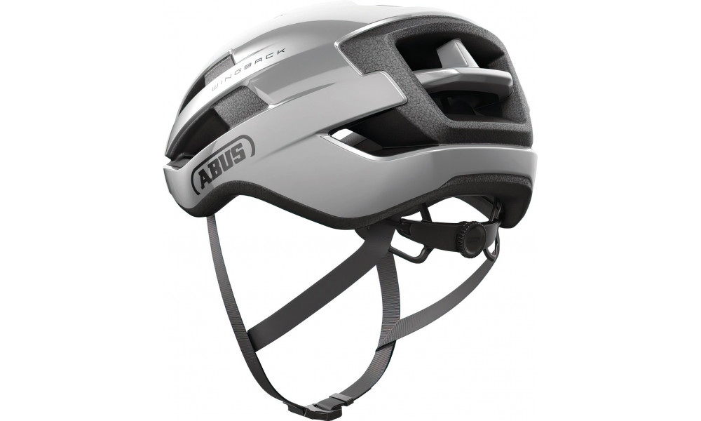 Velo ķivere Abus Wingback gleam silver - 3