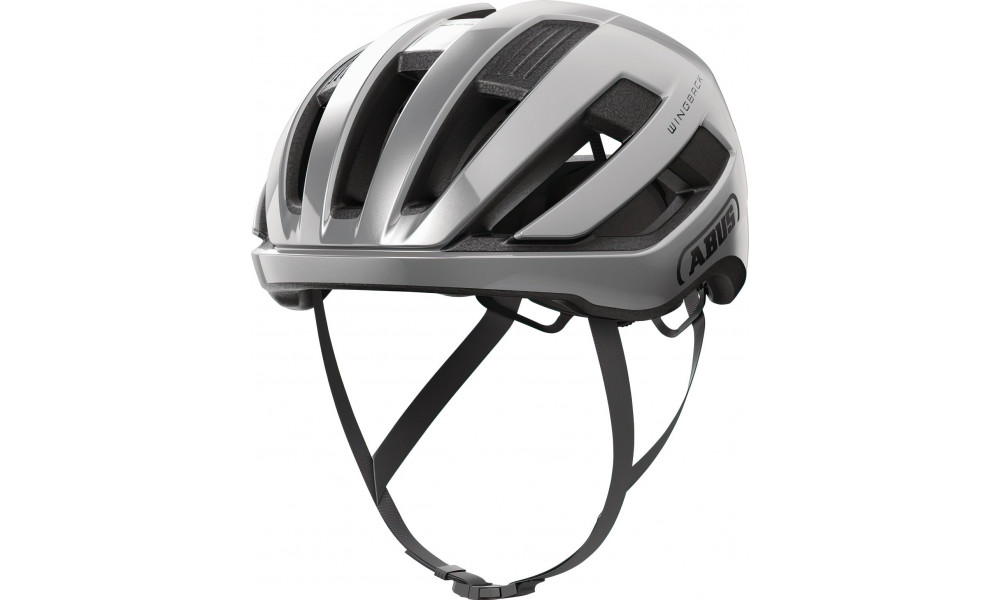 Velo ķivere Abus Wingback gleam silver - 4