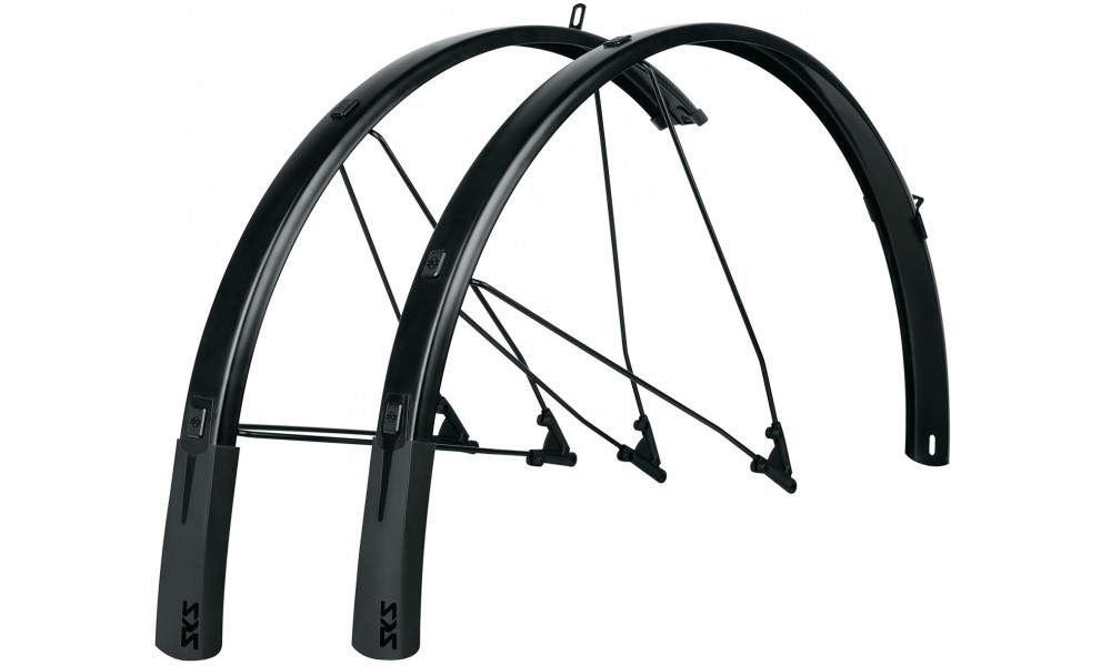 Dubļusargi komplekts 28" SKS Bluemels Style 46mm black 