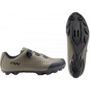 Velo apavi Northwave Scorpius Plus 4 MTB XC green forest-black