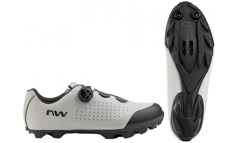 Velo apavi Northwave Scorpius Plus 4 MTB XC light grey-black - 1