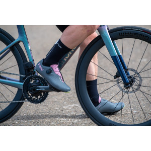 Velo apavi Northwave Sonic Plus Road dark grey-dusty malva