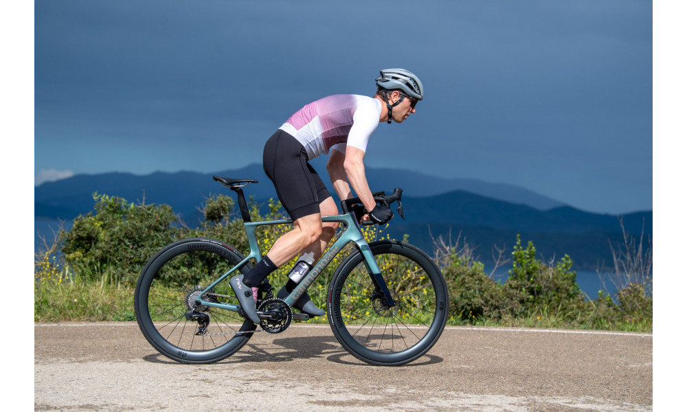 Velo apavi Northwave Sonic Plus Road dark grey-dusty malva - 5