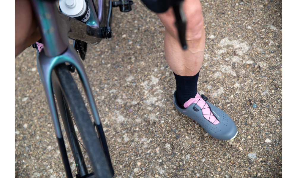 Velo apavi Northwave Sonic Plus Road dark grey-dusty malva - 9