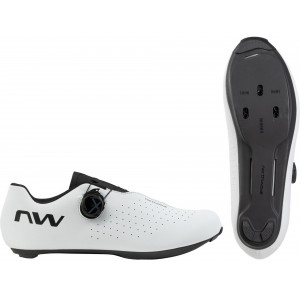 Velo apavi Northwave Sonic Plus Road white-black