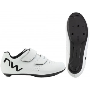 Velo apavi Northwave Sonic Junior Road white-black