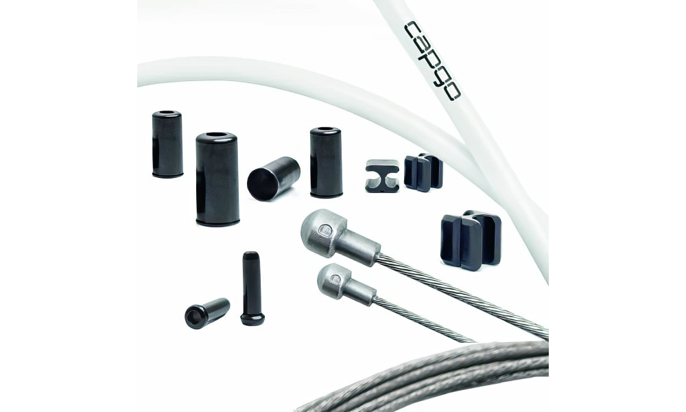 Bremžu trošu komplekts Capgo BL stainless Shimano/Sram Road white 