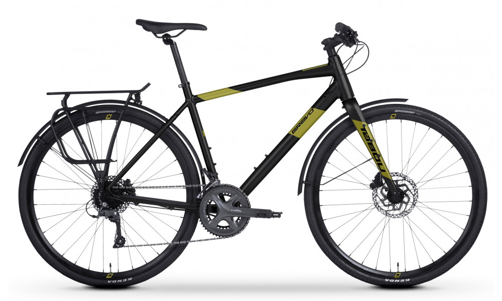 Velosipēds Tabou Gravo FIT 1.0 black-gold 