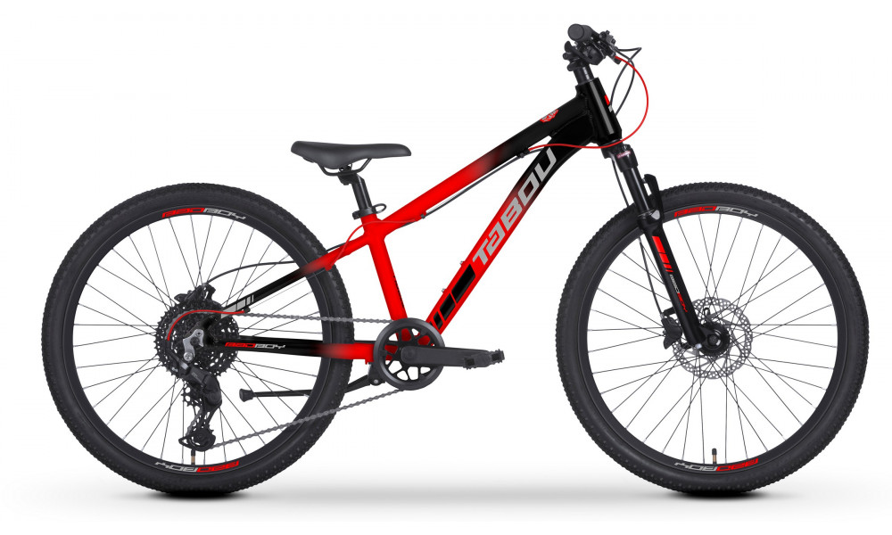 Velosipēds Tabou Badboy 24 2.0 red-black 