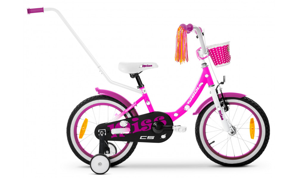 Velosipēds Tabou Miss CS Alu 14 pink-white 